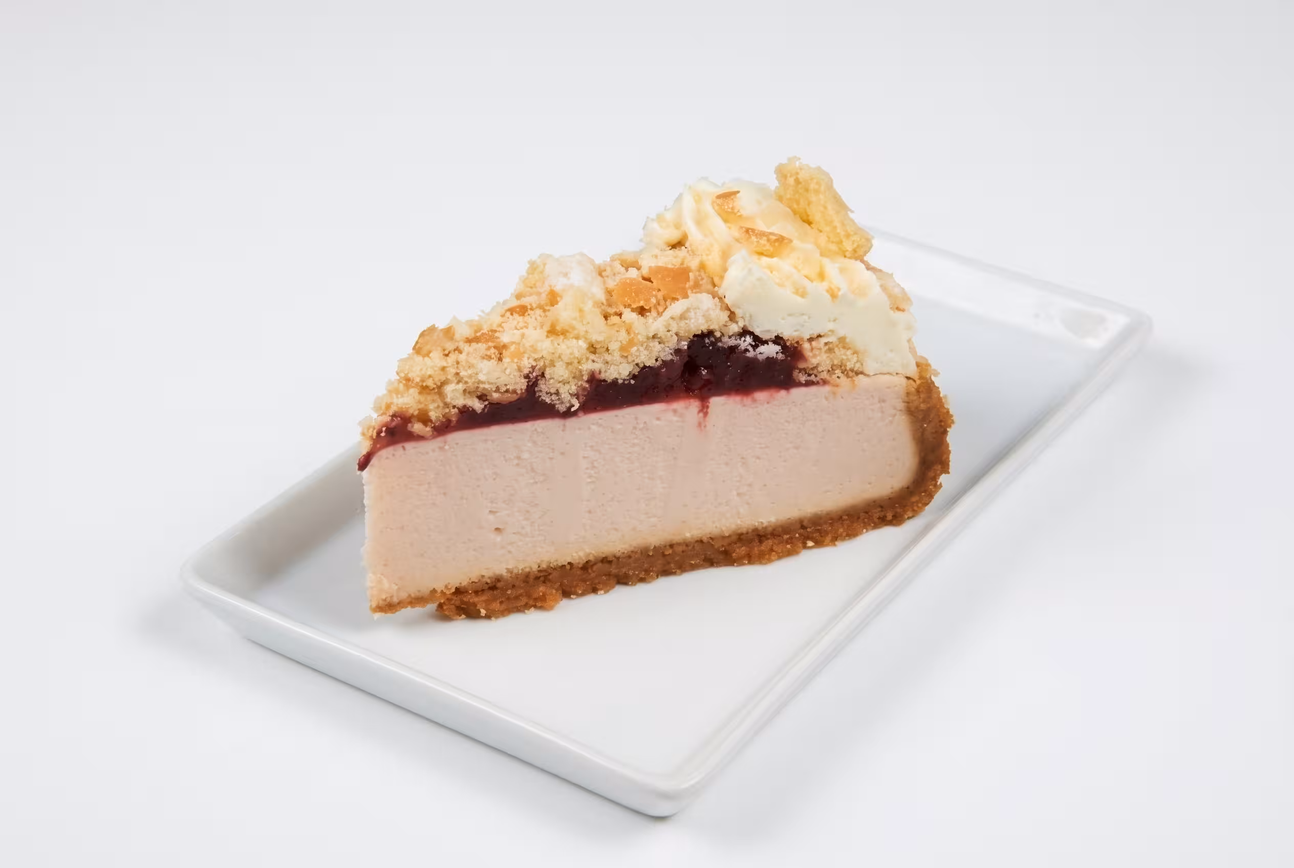 Raspberry Donut Cheesecake